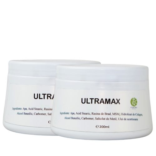 Ultramax Cremă – pentru dureri articulare și musculare – 2 bucăți