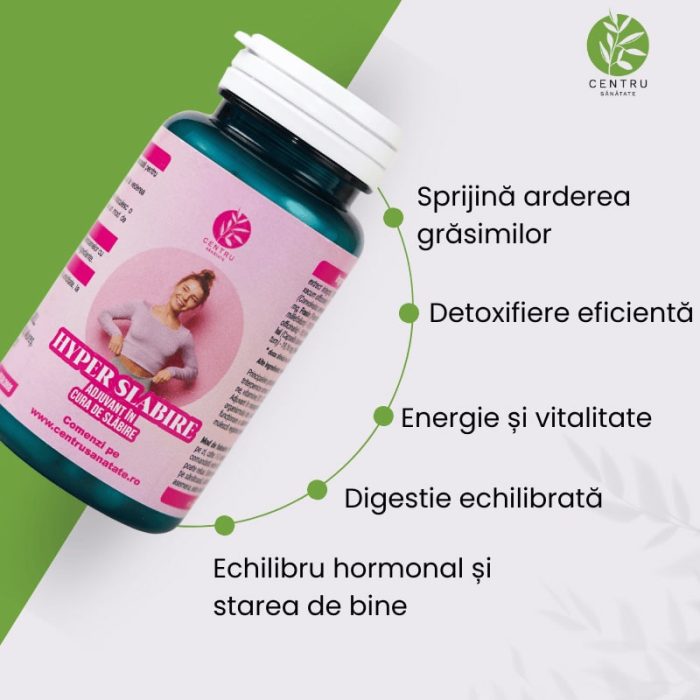 Capsule Hyper Slăbire – Pastile naturale pentru slăbit eficiente – 2 bucăți - imagine 4